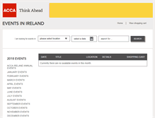 Tablet Screenshot of irelandbookings.accaglobal.com